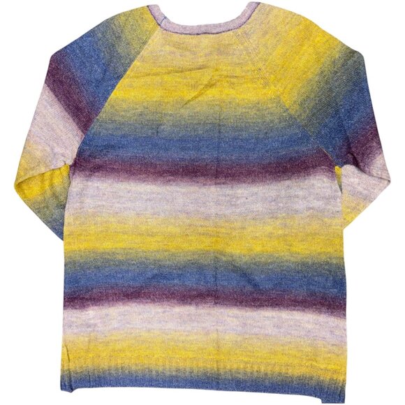 NWT Women's EXPRESS Ombre Space Dye Oversized Tunic Sweater | Size S - Picture 4 of 9